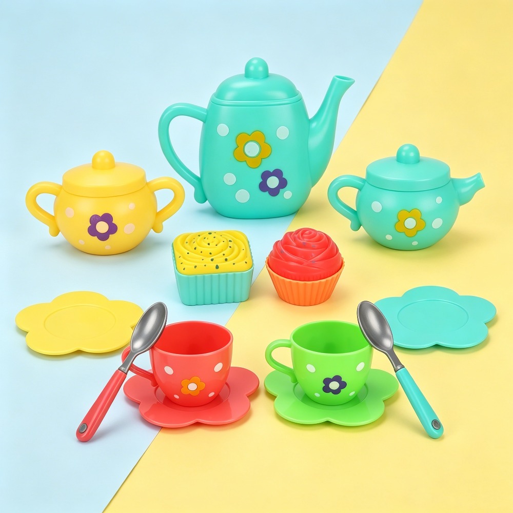 13Pcs Kids Toy Tea, Pretend Pl - Kids Outdoor Kitchen Accessories review and price