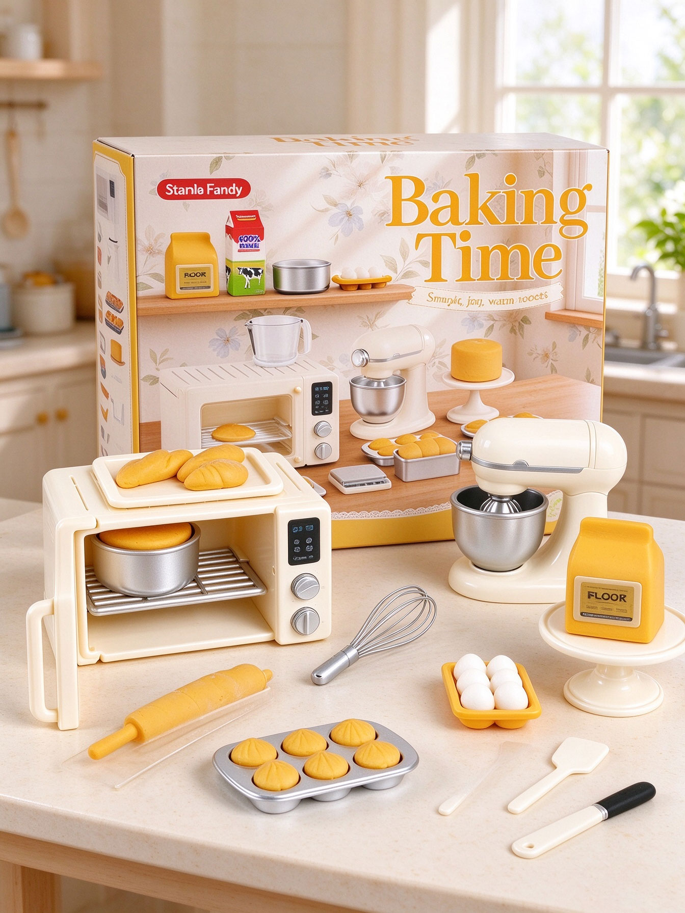 Mini Baking Time Pretend Play  - Kids Outdoor Kitchen Accessories review and price