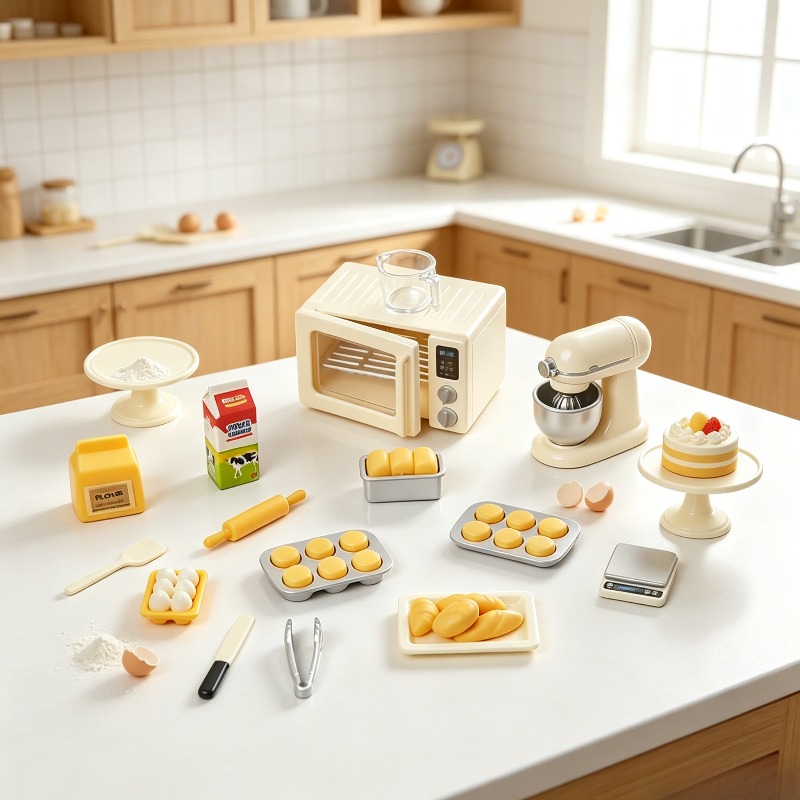 Mini Baking Time Pretend Play  - Kids Outdoor Kitchen Accessories review and price